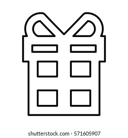 gift box present isolated icon vector illustration design