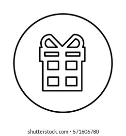 gift box present isolated icon vector illustration design