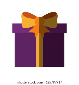 gift box present isolated icon