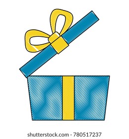 gift box present isolated icon