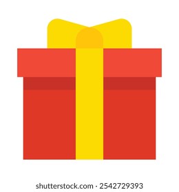 gift box present isolated on white background
