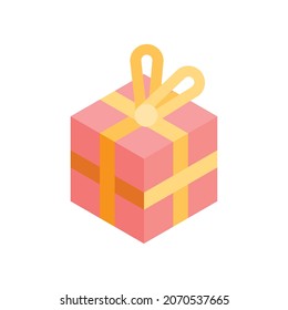 icono isométrico presente en la caja de regalo