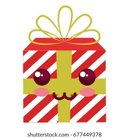 gift box present kawaii character