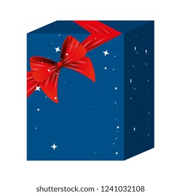 gift box present with red ribbon