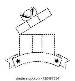 gift box present with ribbon