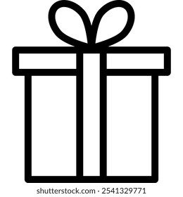 Gift Box, Present, Surprise Box for Celebration, Christmas, Birthday, Wedding, Vector Icon