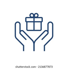 Geschenkbox, Geschenkbox, Überraschungssymbol