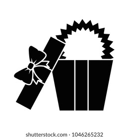 gift box present with tag