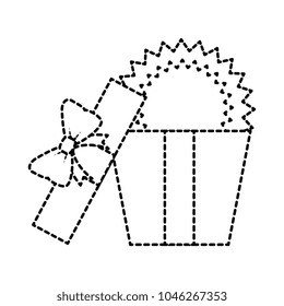 gift box present with tag