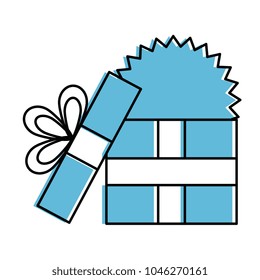 gift box present with tag