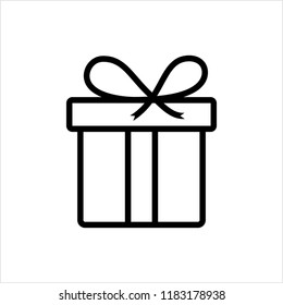 Gift Box, Present Box Vector Art Illustration