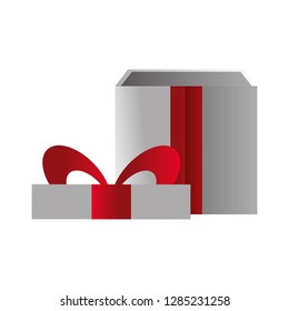 gift box with red ribbon