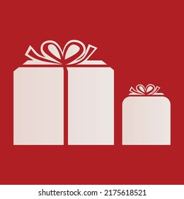gift box with red ribbon
