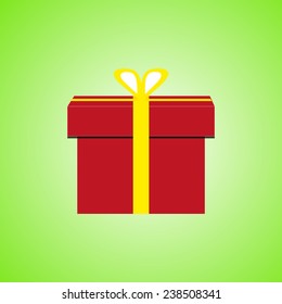 gift box with ribbon