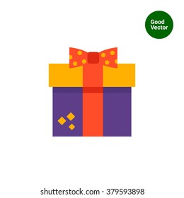 Gift box with ribbon and bow