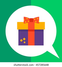 Gift box with ribbon and bow