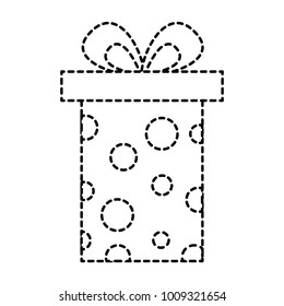 gift box with ribbon bow icon image 