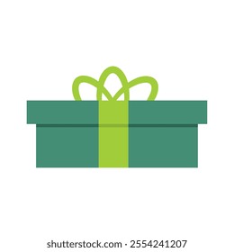 Gift box with ribbon and bow Vector