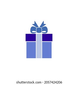 Geschenkbox mit Farbsymbol
