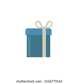gift box with ribbon on white background vector illustration design