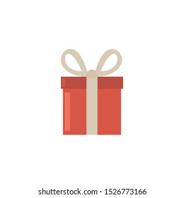 gift box with ribbon on white background vector illustration design