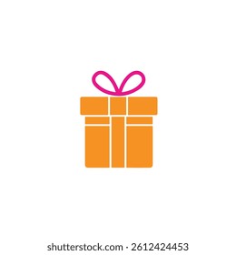 gift box with ribbon vector