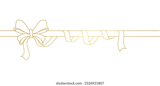 gift box ribbon. vector birthday elements