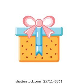 gift box with ribbon vector design