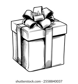 Gift box with ribbon box vector icon. filled flat sign for mobile concept and web design. Rectangular Gift Box glyph icon. Surprise present symbol, logo illustration.