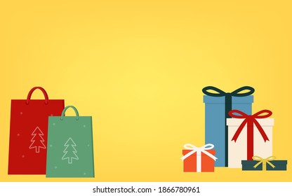 Gift box set for Christmas gifts, etc.