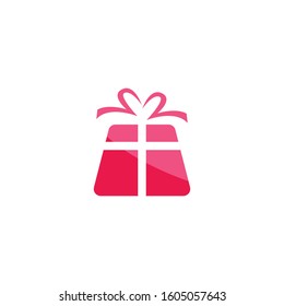 Gift Box, gift shop logo icon Vector design