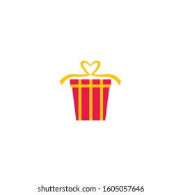 Gift Box, gift shop logo icon Vector design