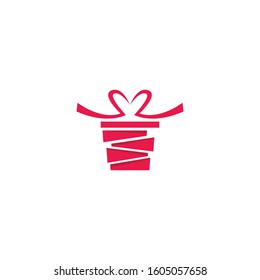 Gift Box, gift shop logo icon Vector design