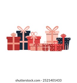 Caja de regalo, diseño del Vector del icono del logotipo de la tienda de regalos
