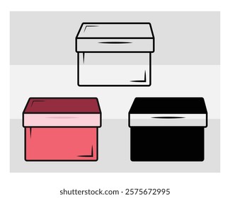 Gift Box Silhouette, Birthday Gift. Gifts, Present, Gift Wrap, Gift Box PNG, vector, clipart, giftbox, love, instant download, celebrities