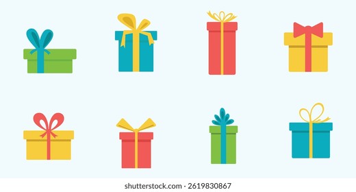 Gift Box Simple Design Illustration