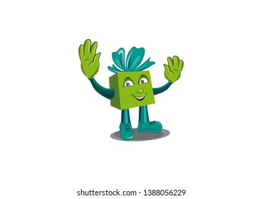 Gift Box simple  Vector  Design 