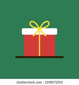 Geschenkbox Überraschungen. Geschenkbox-Symbol, Vektorgrafik.