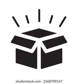 gift box surprise symbol icon vector design illustration