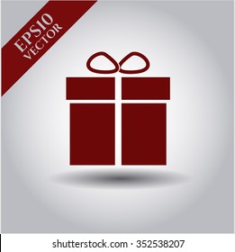 Gift box symbol