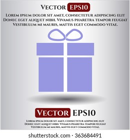Gift box symbol