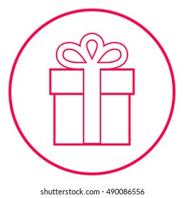 Gift box symbol