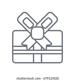 Gift Box Symbol Stock Vector (royalty Free) 679124320 