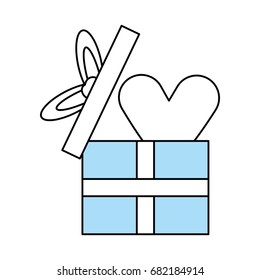Gift box symbol