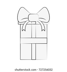 Gift box symbol