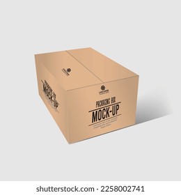 Gift box template design with vector