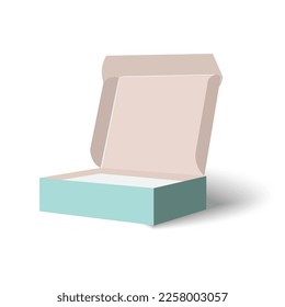 Diseño de plantilla de caja de regalo con vector