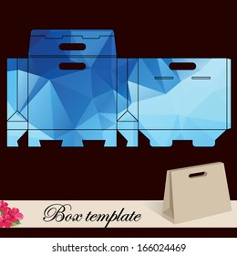 Gift box template.Print. Cut along solid outer border with scissors. Fold back on dashed lines to form your favor box. Use adhesive to secure side and bottom flap.