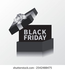 Uma caixa de presente que vai bem com Black Friday