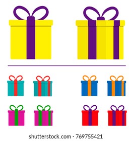 Gift box with two sides